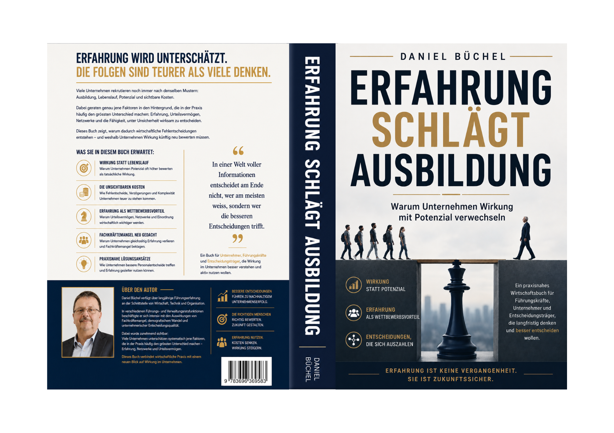 Buchcover Erfahrung schlägt Ausbildung von Daniel Büchel